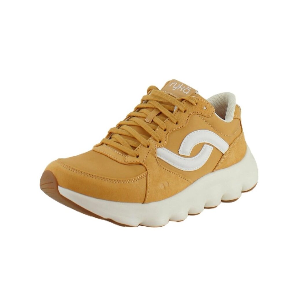 NWT Ryka Women's Podflow Retro Running Shoes Gold Yellow Size 7 W $100 RY1909